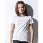 Nakedshirt Womens Fitted Crew Neck T-Shirt