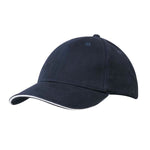 Sandwich Trim 6 Panel Baseball Cap