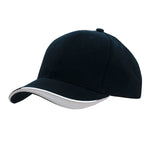 Brushed Heavy Cotton 6 Panel Baseball Cap