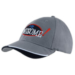 Brushed Heavy Cotton 6 Panel Baseball Cap