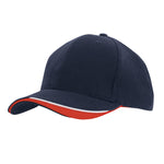 Brushed Heavy Cotton 6 Panel Baseball Cap