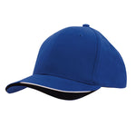 Brushed Heavy Cotton 6 Panel Baseball Cap