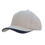 Brushed Heavy Cotton 6 Panel Baseball Cap