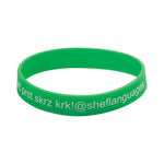 Screen Printed Silicone Wristband