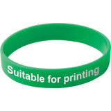 Screen Printed Silicone Wristband