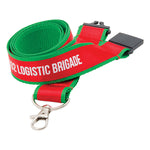 20mm Printed Satin Applique Lanyard