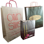 Size 2 Twisted Handle Kraft Paper Carrier - 1 Colour