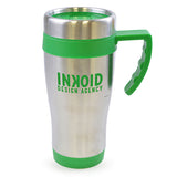 Colour Trim Stainless Steel Travel Mug