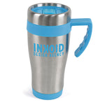 Colour Trim Stainless Steel Travel Mug