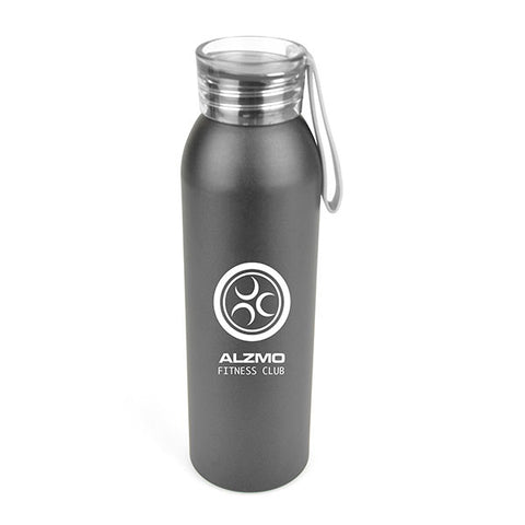 Black Aluminium Sports Bottle 650ml