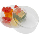 Domed Plastic Sweetie Pot - Circular