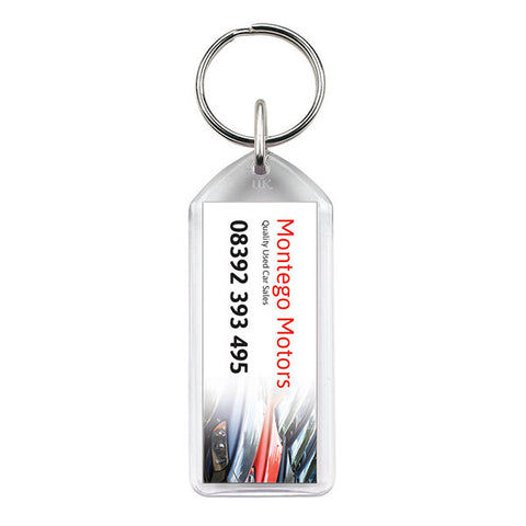 Adview Oblong Plastic Key Ring