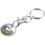 Express Printed Trolley Token Key Ring