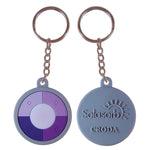 PVC Solar Tester Key Rings