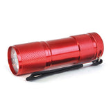 Metal 9 LED Torch