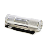 Metal 9 LED Torch