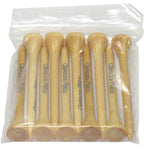 70mm Wooden Golf Tees - Bags of 10