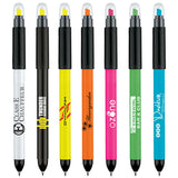 senator Duo Polished Plastic Multifunction Ballpen & Highlighter