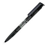 senator Super Hit Clear Plastic Ballpen with Soft Grip