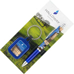 Blister Packed Contour Wrap Ballpen with Kolour Key Ring