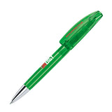 senator Bridge Clear Plastic Ballpen with Metal Tip